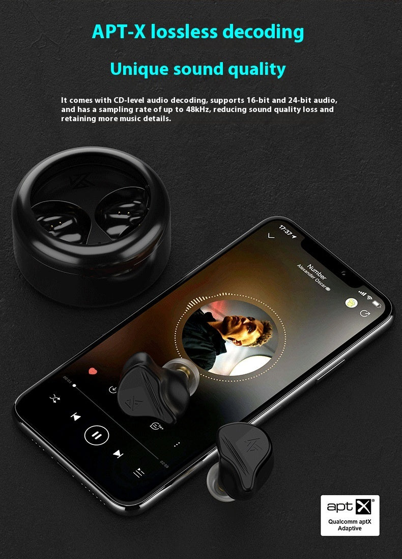 Black Long Endurance Low Latency Gaming HiFi Bluetooth Headset