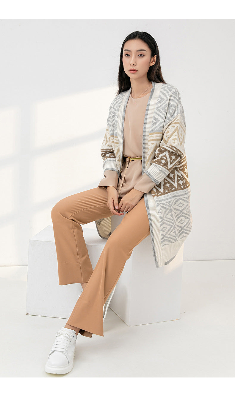 Women's Drape Straight Tube Loose Fitting Casual High Waisted Suit Pants