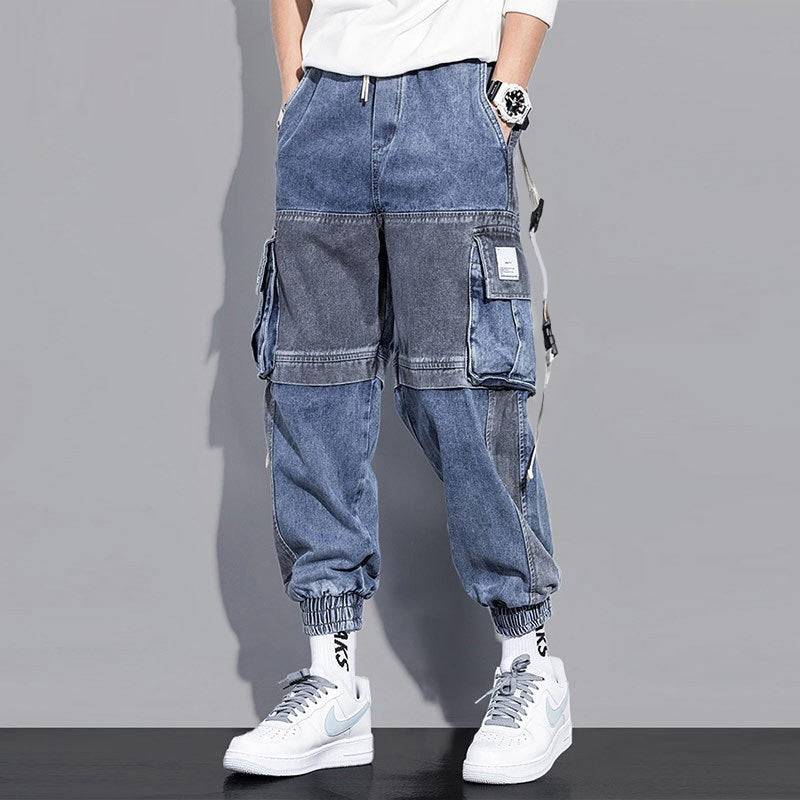 Men's Fall Loose Hip-Hop Workwear Jeans