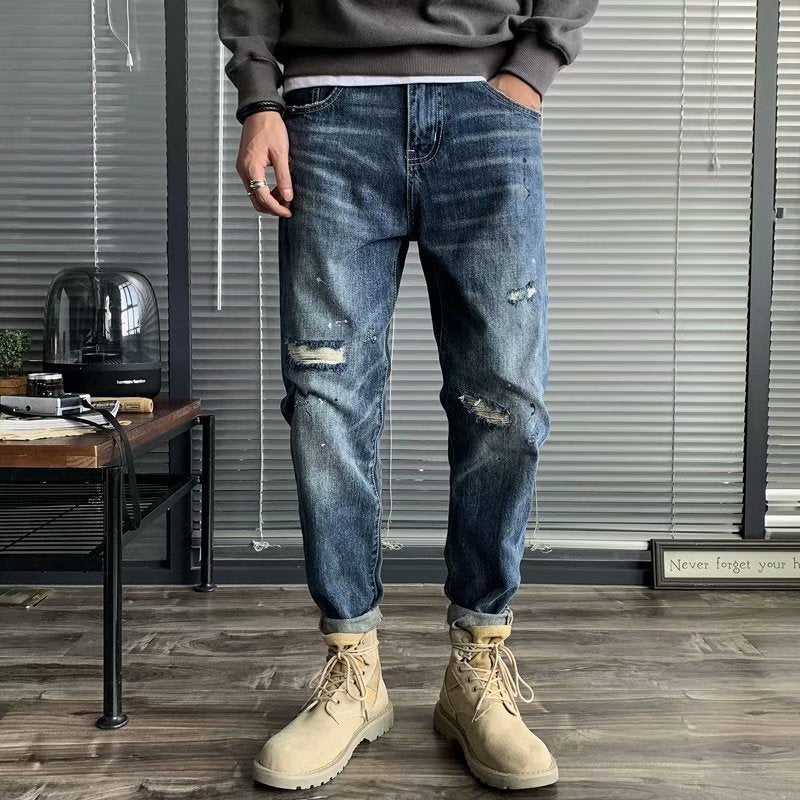 Harlan Slim Fit Light Blue Long Pants