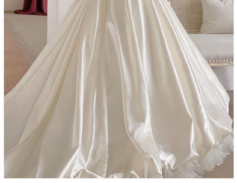 New Bridal Premium Textured Satin Skirt