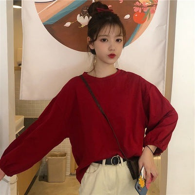 Slimming Lantern Sleeve Sweater Pullover