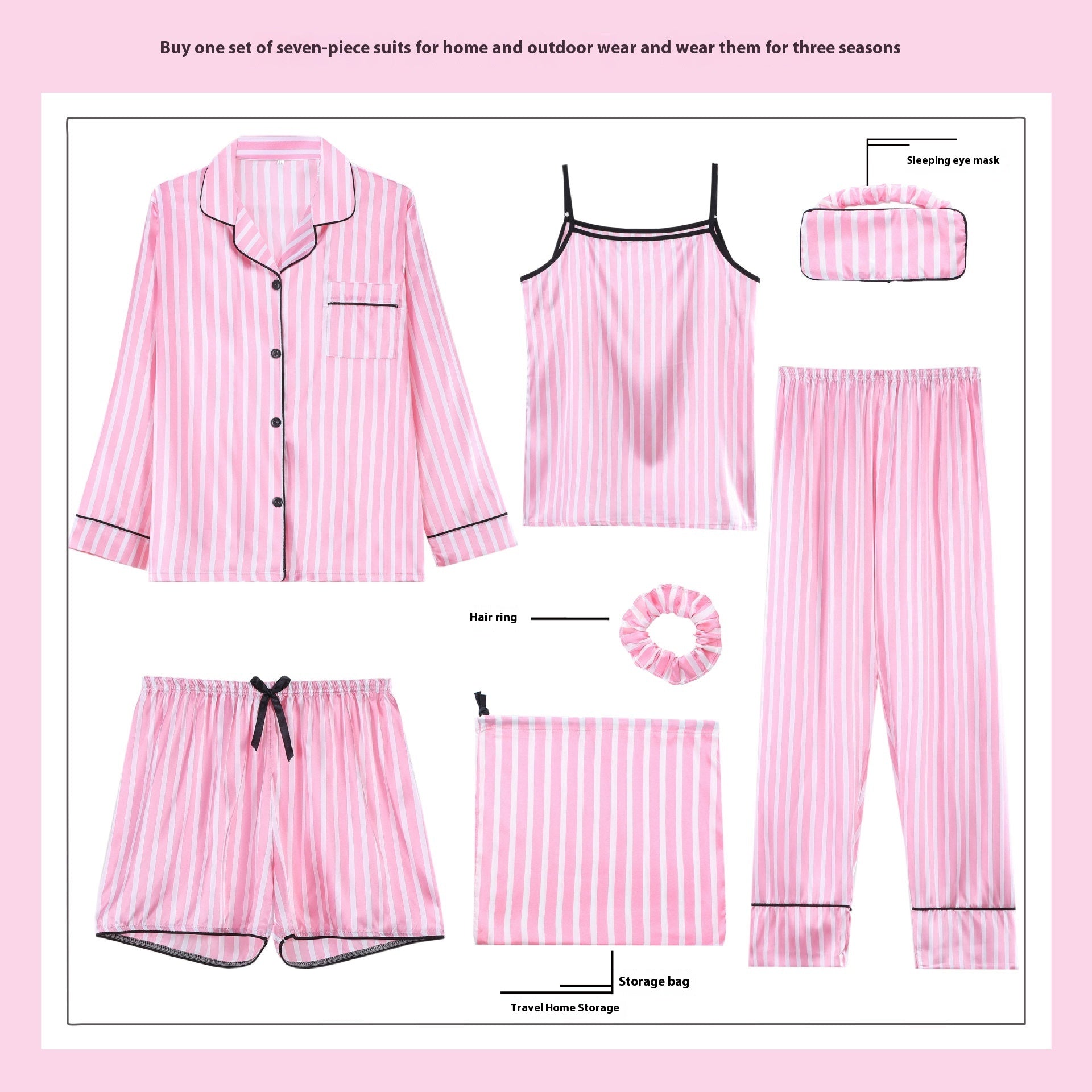 Ensemble de pyjama pour femme en rayonne douce à manches longues, tenue décontractée pour la maison