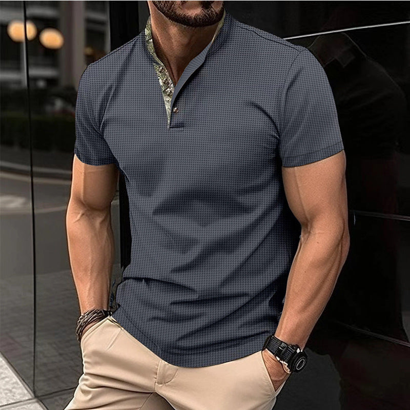 Men's Large Size Casual Polo Shirt