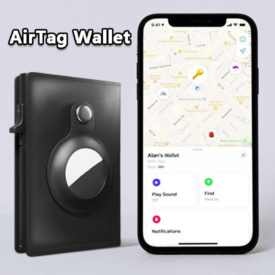 محفظة ايرتاج للرجال، جلد رفيع، حامل بطاقات بخاصية حماية RFID، محفظة متعددة الوظائف مضادة للسرقة
