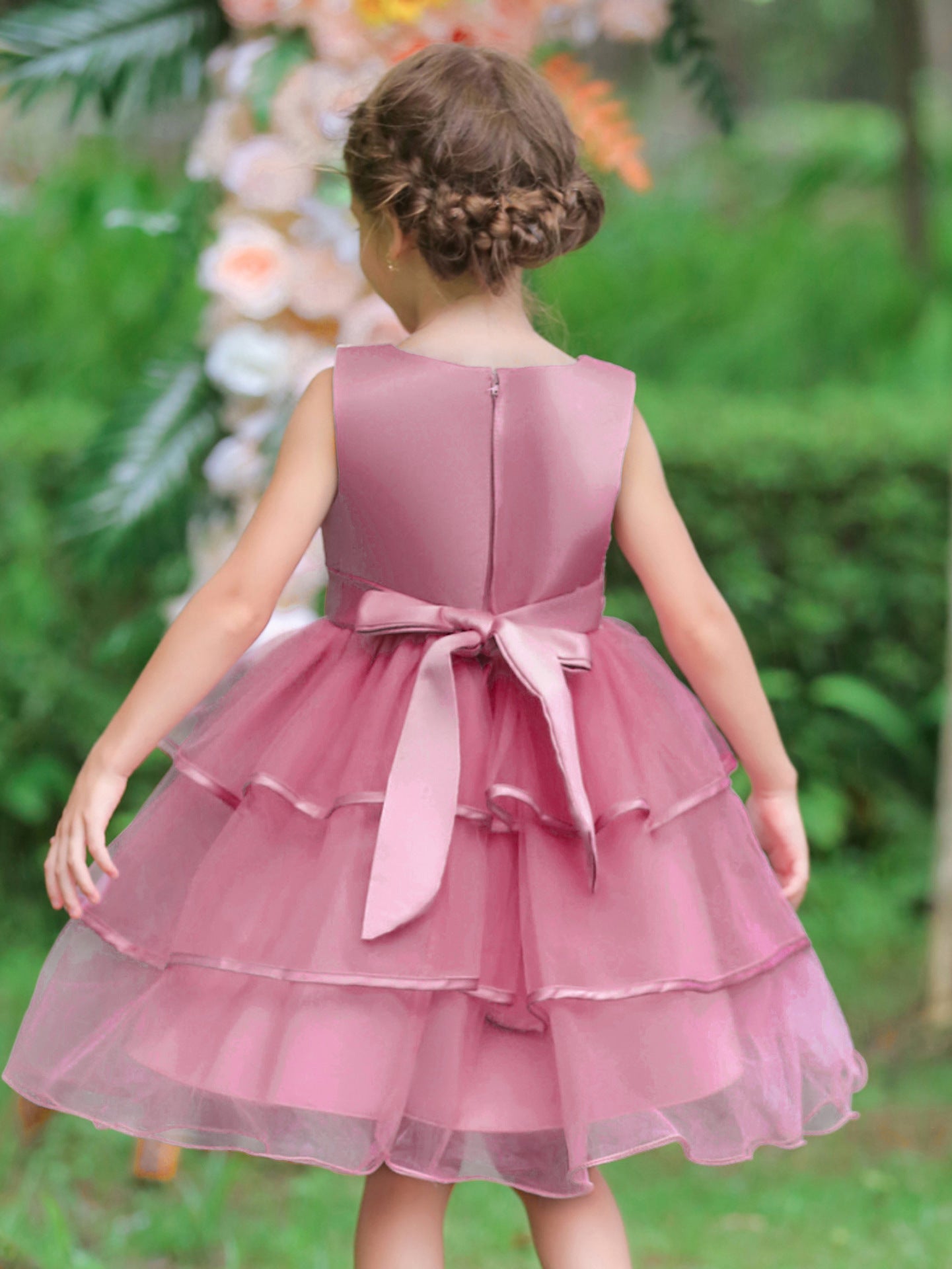 Personalized Girls' Short Princess Dress in Multiple Colors