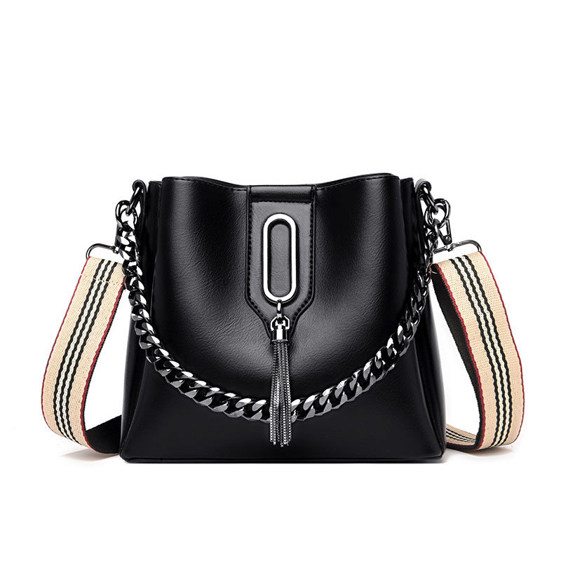 Sac bandoulière en PU grande capacité pour femme
