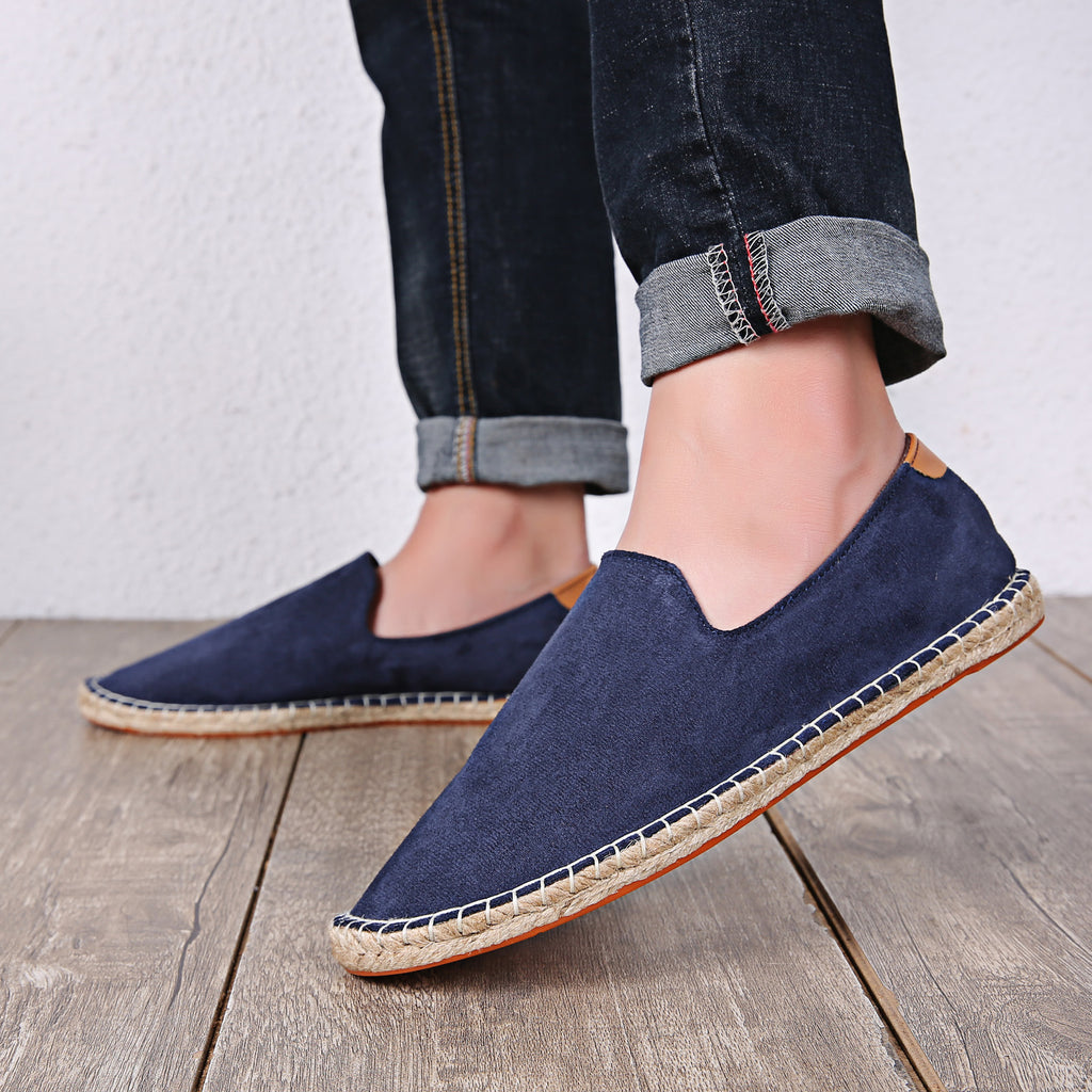 Mocassins en toile respirants et absorbants pour hommes