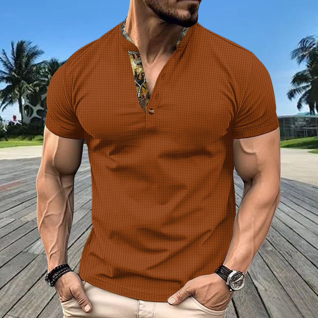 Men's Large Size Casual Polo Shirt