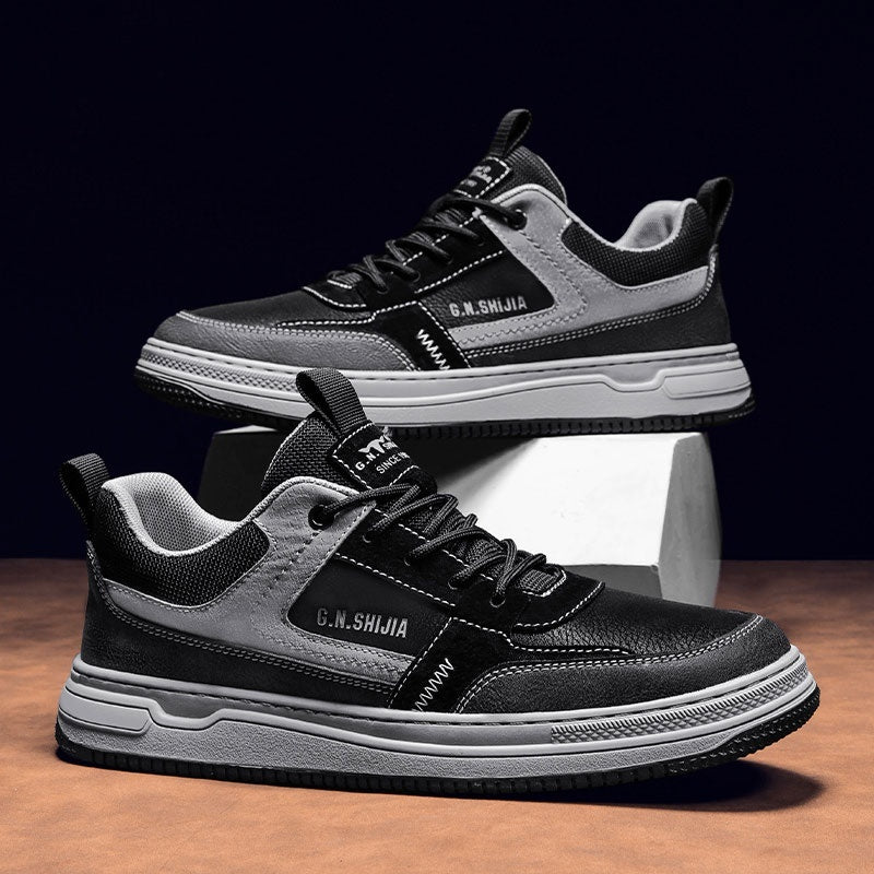 Men's Spring Retro Casual Leather Sports Shoes All-Matching