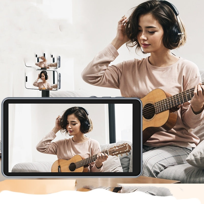 Remote Camera Display with 4-Inch Mobile Phone Screen Projection, Grey/White