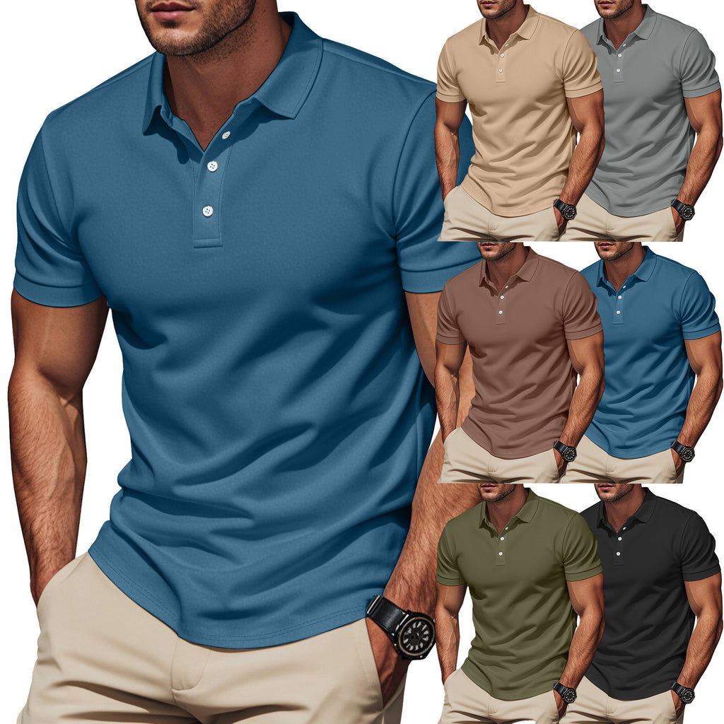 British Style Casual Summer Men’s T-Shirt in Multiple Colors