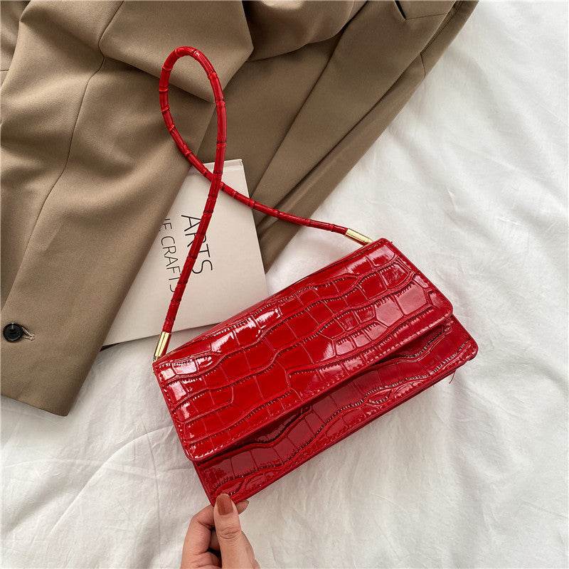 Summer Ladies PU Shoulder Bag 24x13x8cm