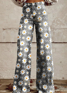 بنطلون جينز نسائي بمقاسات كبيرة من أوروبا وأمريكا