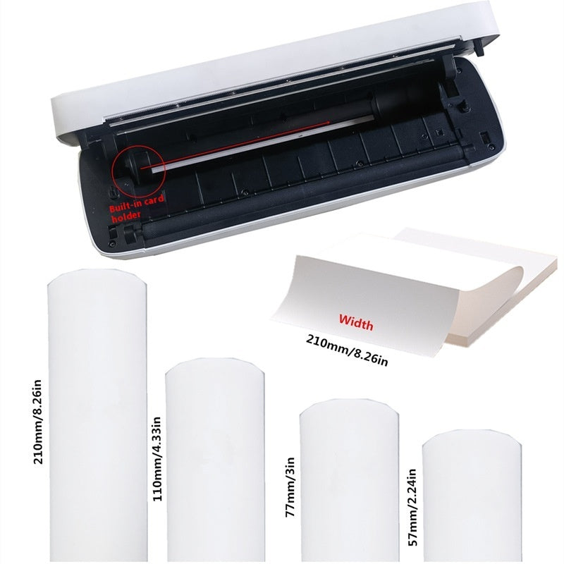 A4 HD Wide-Width Bluetooth Thermal Printer for Home Use
