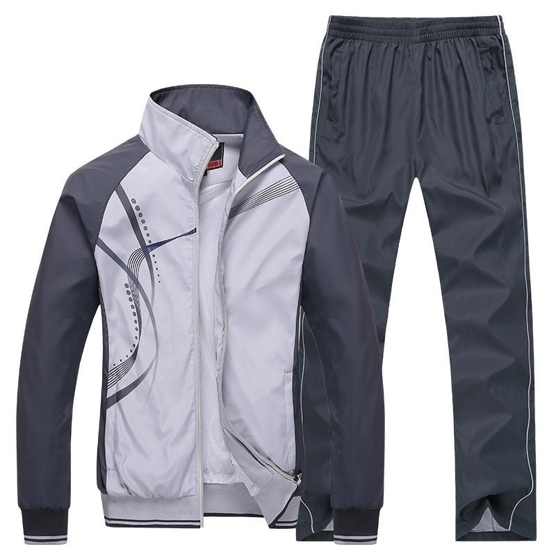 Spring & Autumn Couple Sports Suit Casual Student Unisex Tracksuit