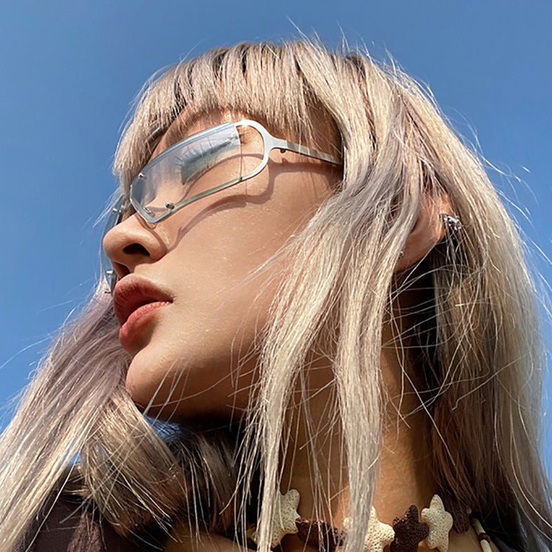 Future Technology Metal Sunglasses with Progressive Lens Colors