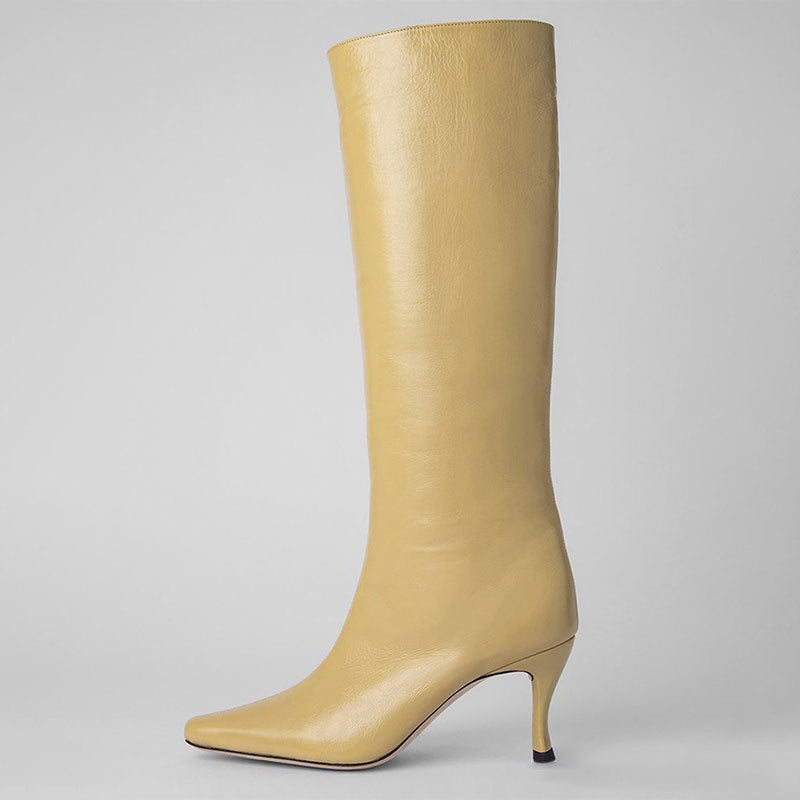 Bottes de cowboy carrées pour femmes en plusieurs couleurs