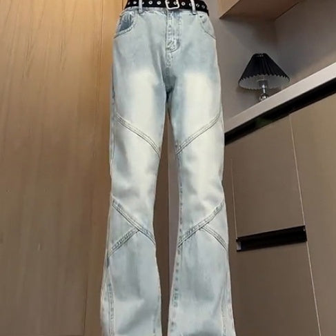 Jean droit taille mi-haute pour homme American High Street