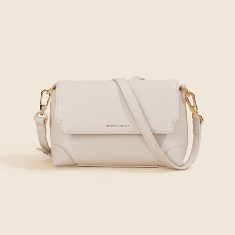 High-Grade Genuine Leather Small Square Crossbody Bag for Women – Spring Style