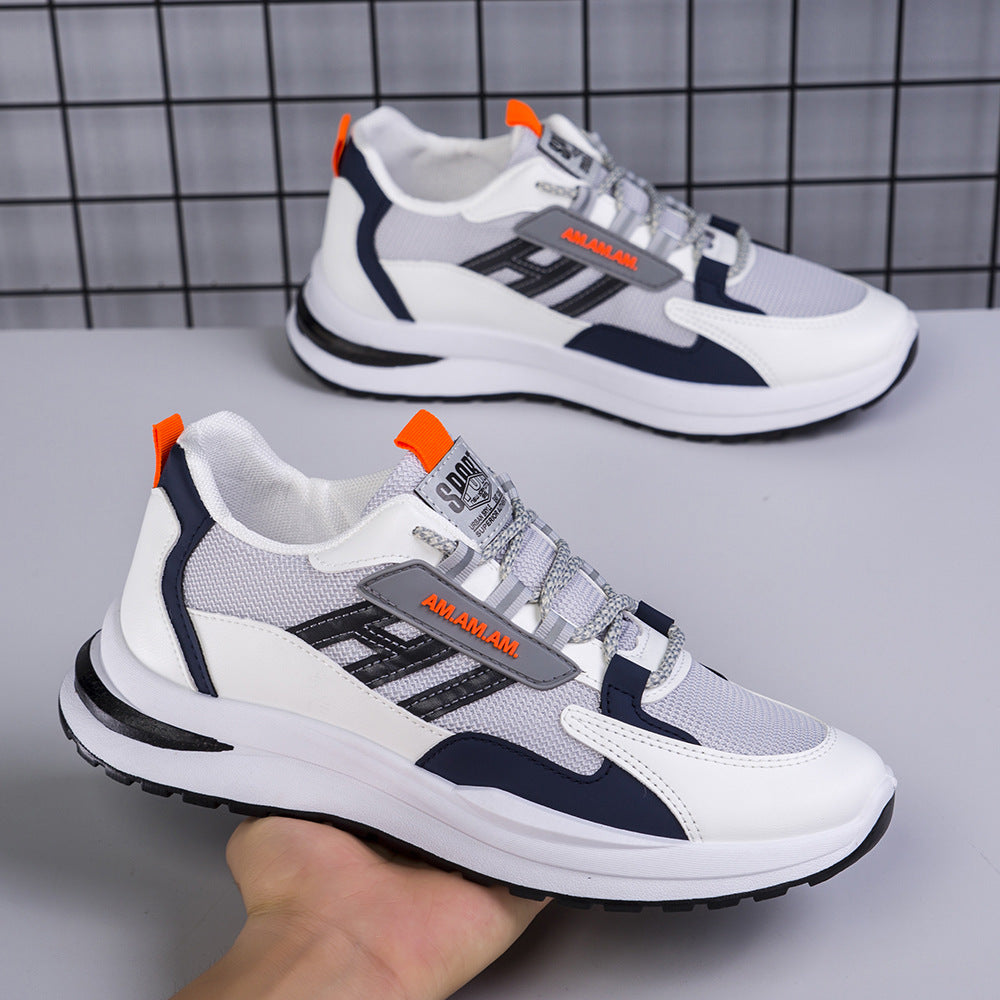 Men's White Sports Sneakers Running & Walking Shoes