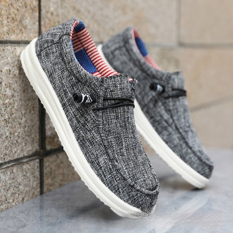 Breathable Mesh Low Top Men's Shoes with Platform Heel