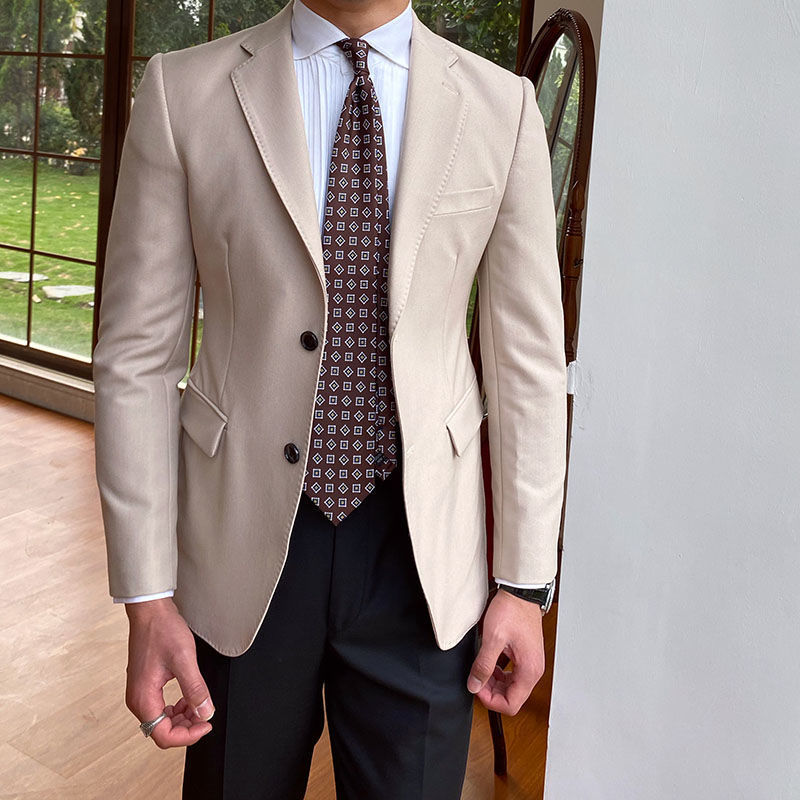 Casual Business Double Breasted Suit Jacket