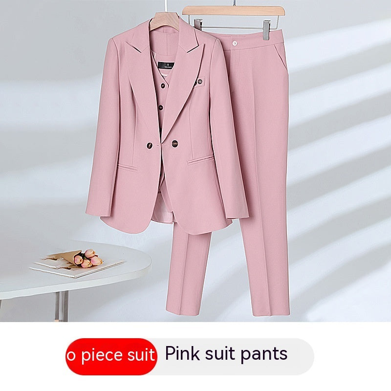 Ensemble Costume Élégant pour Femme avec Pantalon et Gilet