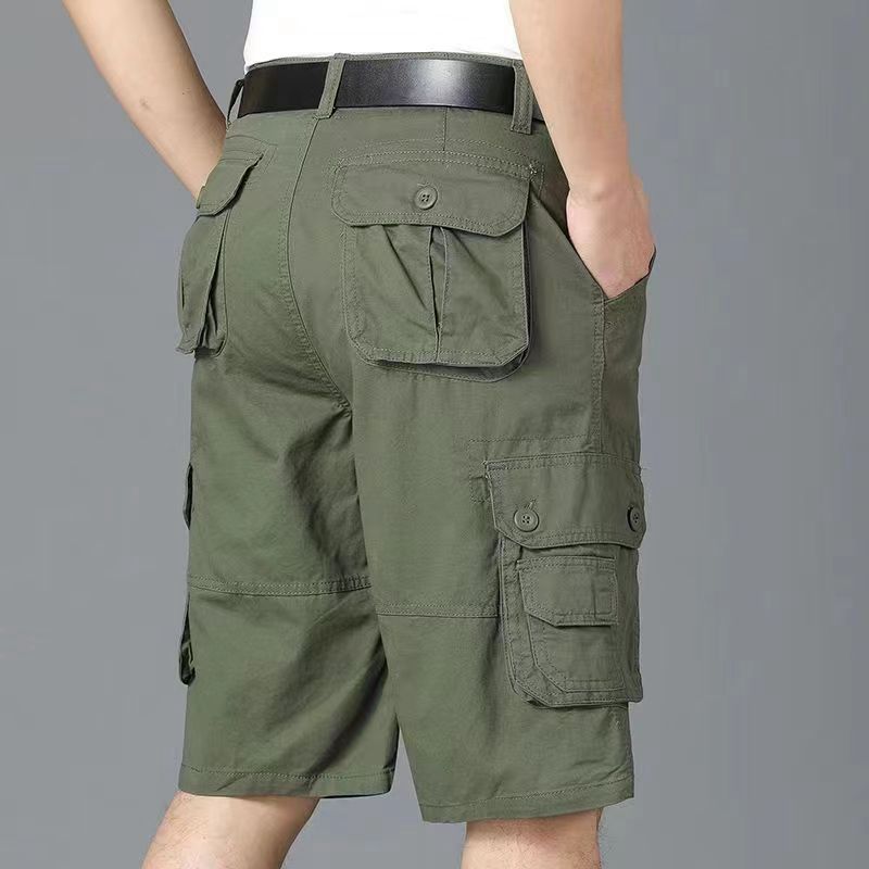 Men's Cotton Workwear Shorts Casual Sports Pants