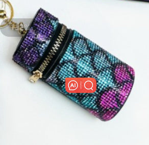 Silk Scarf Keychain Storage Mini