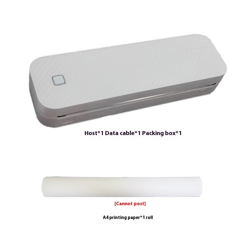 A4 HD Wide-Width Bluetooth Thermal Printer for Home Use