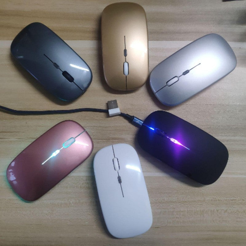 Bluetooth Dual-Mode Wireless Charging Mute Mouse