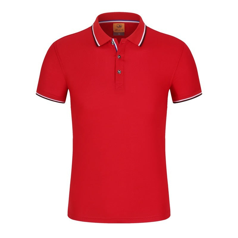 Summer Lapel Short-Sleeve Polo T-Shirt in Multiple Colors