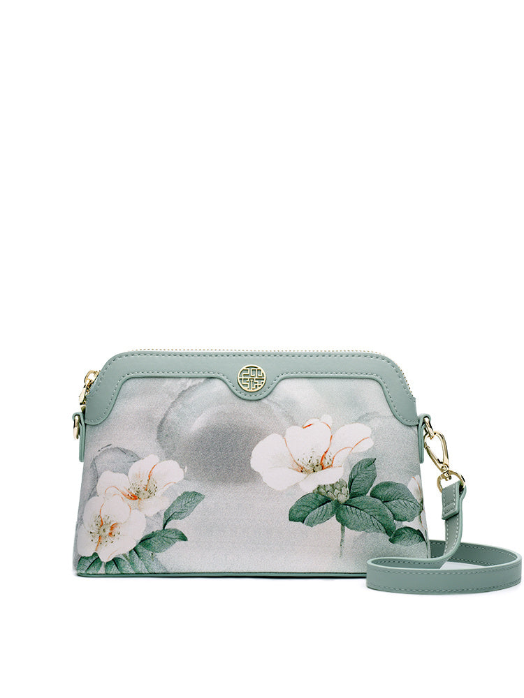 Light Green Silk Handbag for Teacher Sister Aunt Grandma
