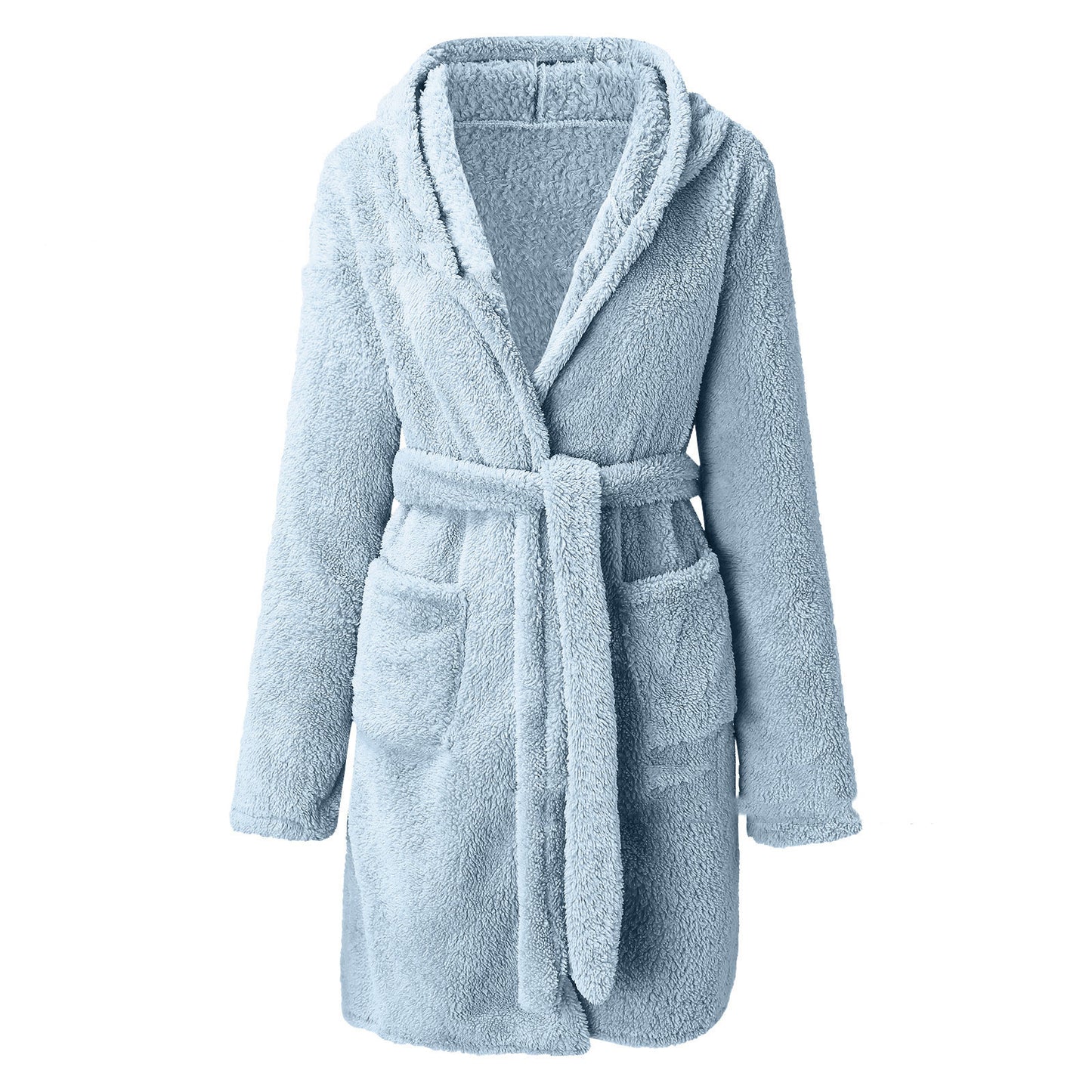 Coral Velvet Thickened Warm Winter Nightgown for Women Cute Duck Pajamas Lounger