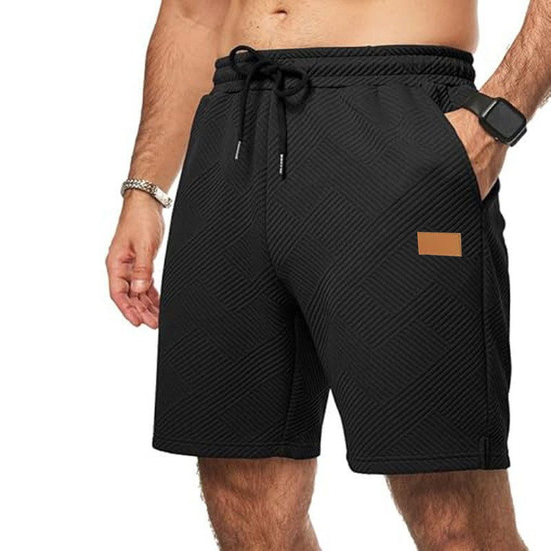 Short de plage décontracté avec cordon de serrage à la taille élastique pour les vacances