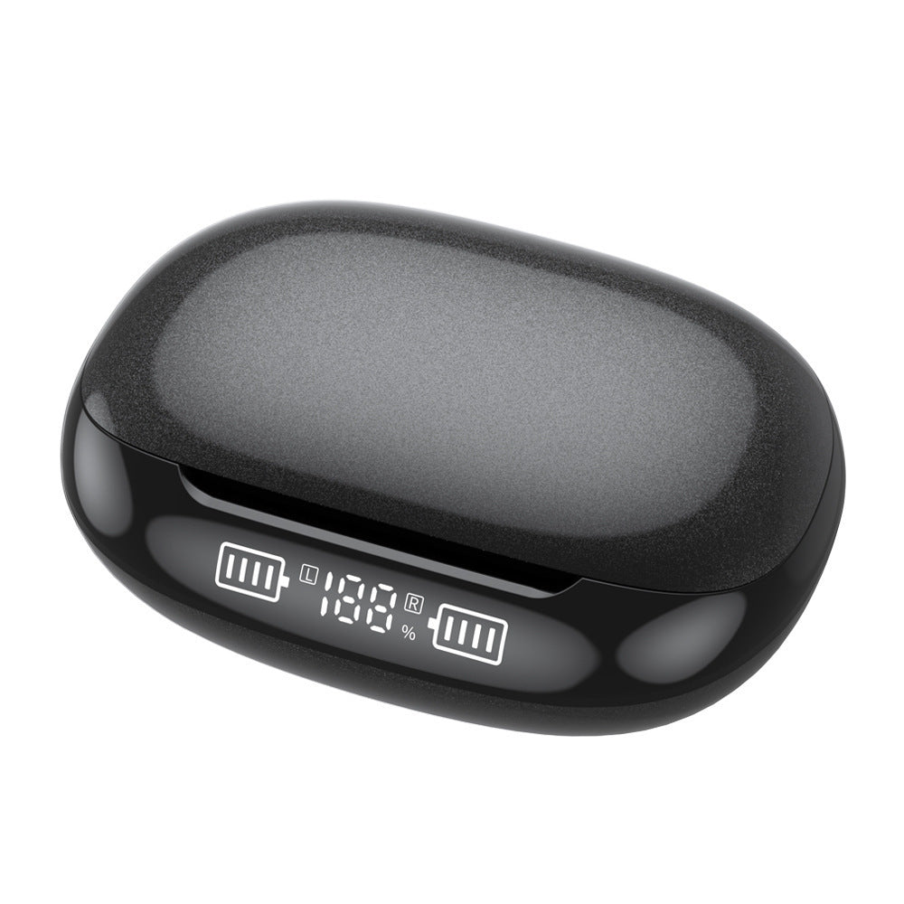 Smart Touch Digital Display Black Technology Ear Movement Into The Ear
