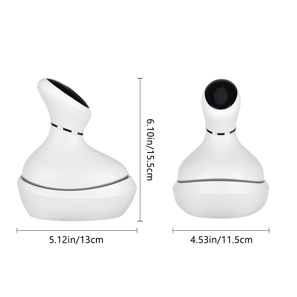 Rechargeable Waterproof Electric Scalp Head Massager White 130x110x150mm
