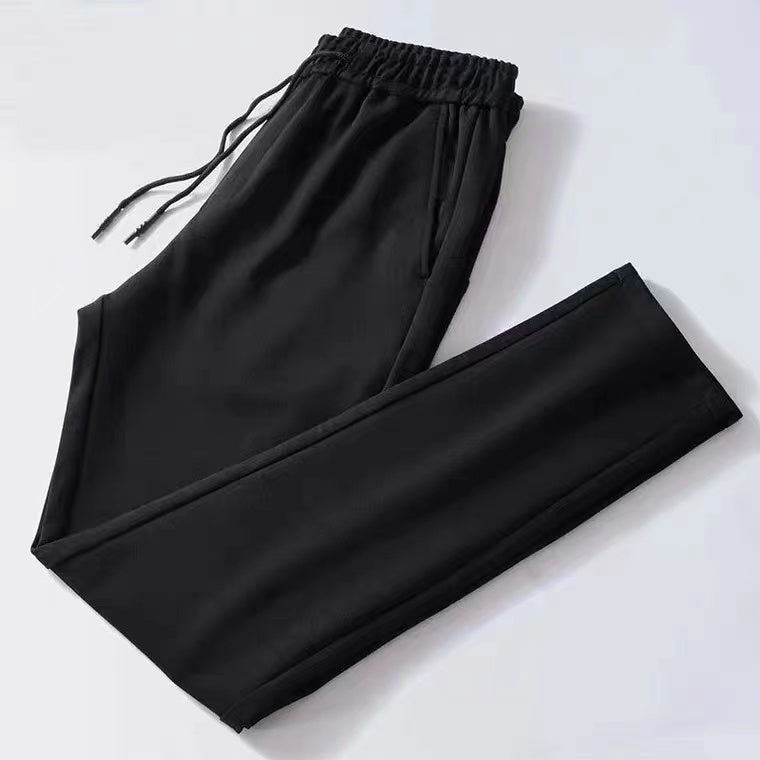 Breathable Thin Straight Pants for Men with High Elasticity