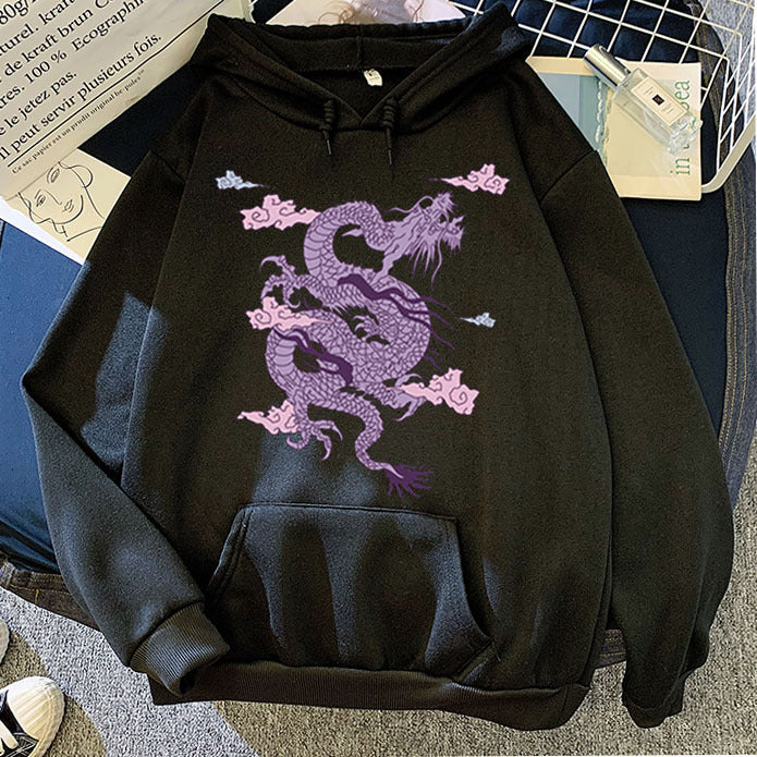 Chinese Dragon Pullover Hoodies for Men
