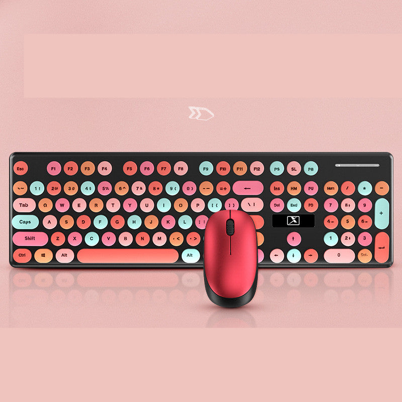 Ensemble clavier et souris sans fil rechargeables avec récepteur USB