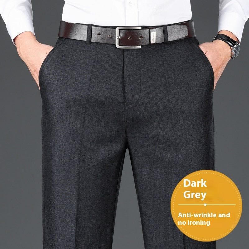 Men's Loose Straight Casual Business Pants