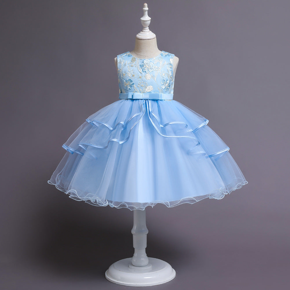 Personalized Girls' Short Princess Dress in Multiple Colors