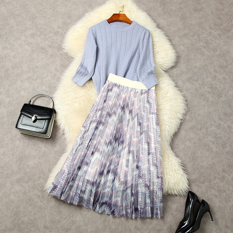 Purple Patchwork Mesh Skirt for Women, Medium & Long Length, Sizes S-XL