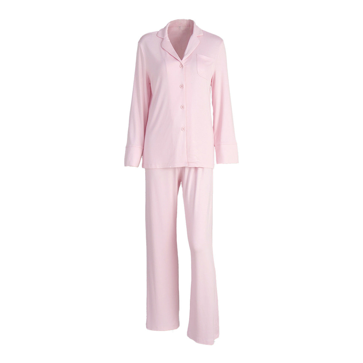 Ensemble pyjama manches longues et pantalon long, vêtement d'intérieur confortable pour femmes