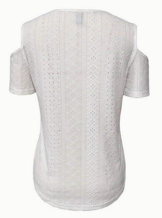 T-shirt classique à manches courtes pour femme, idéal en toute saison