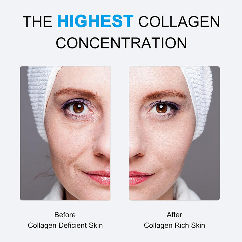 Masque facial anti-rides au collagène, soin anti-âge, atténue les ridules, lifte, raffermit et illumine la peau