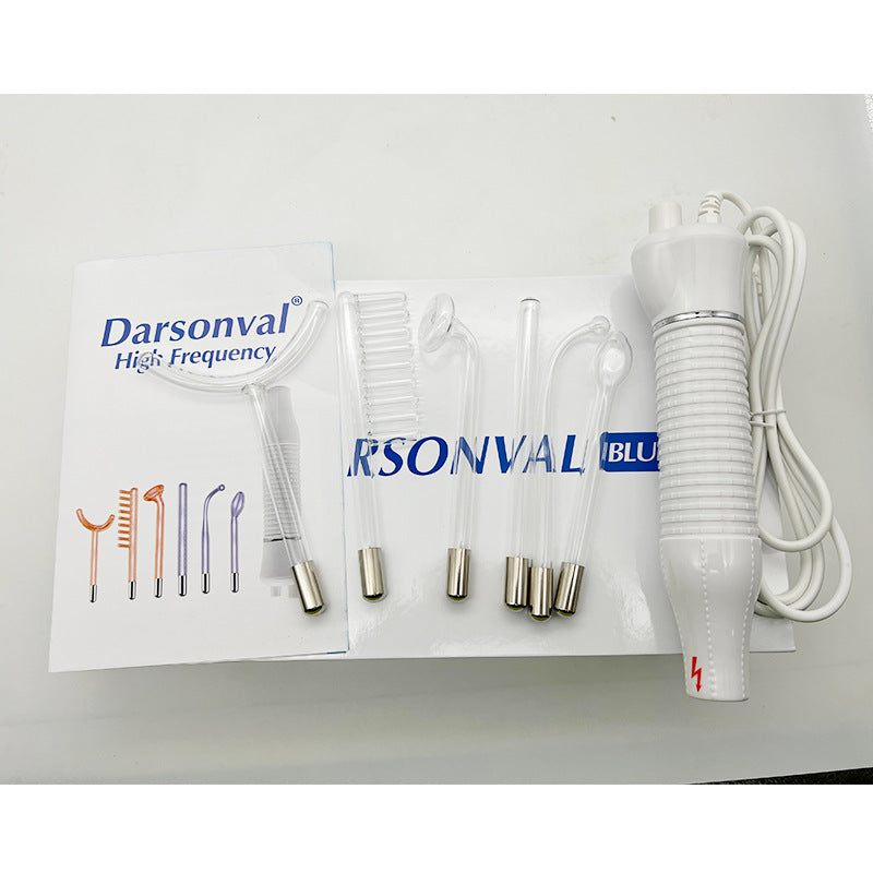 High Frequency Electrotherapy Beauty Instrument with Whitening & Skin Rejuvenation, White, 29.8x19x6cm
