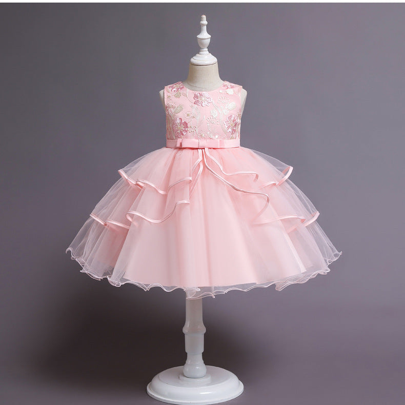 Personalized Girls' Short Princess Dress in Multiple Colors