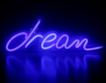 LED Neon Light with Acrylic Back Panel USB Powered Room Night Decoration